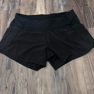 Black lululemon shorts